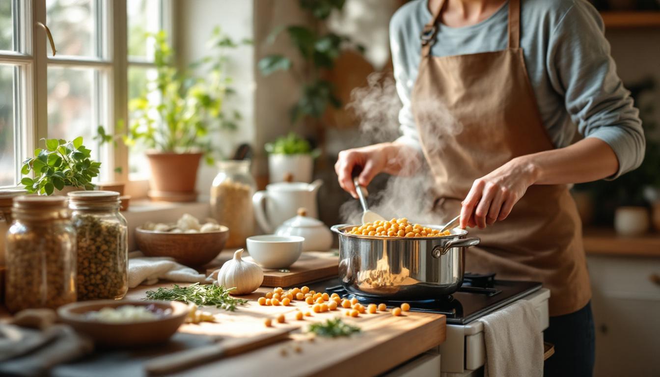 scopri il metodo rapido per cucinare ceci senza ammollo, risparmiando tempo e mantenendo tutto il sapore dei legumi tradizionali.