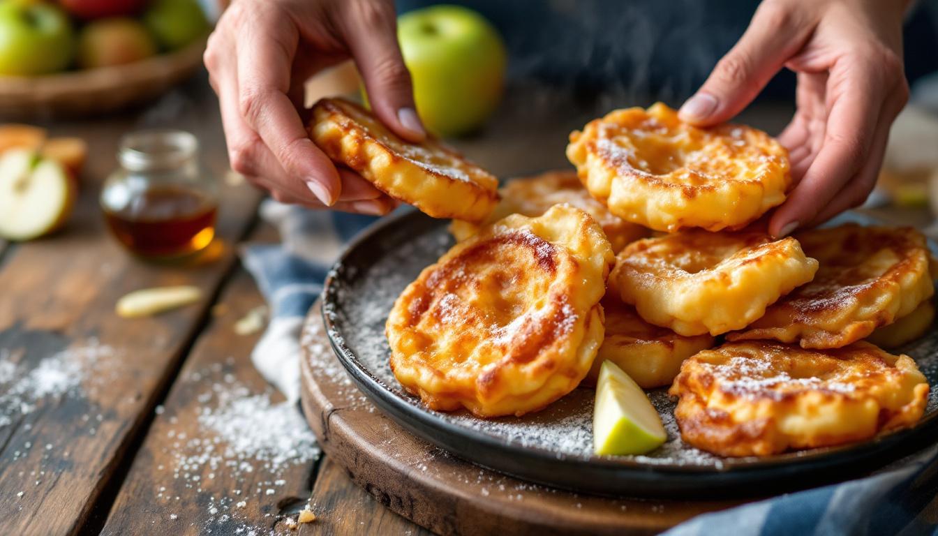 scopri il segreto per preparare frittelle di mele al forno soffici e leggere, senza utilizzare troppo olio. una ricetta gustosa e salutare perfetta per ogni occasione.