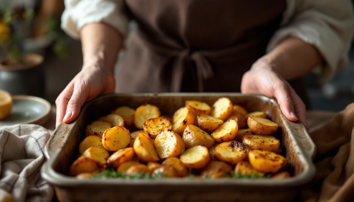 scopri il segreto della nonna per preparare patate al forno croccanti fuori e morbide dentro, un contorno irresistibile e facile da realizzare.